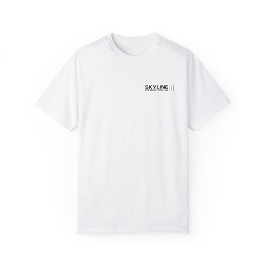 SKYLINE PRESERVATION CLUB LOGO TEE - WHITE