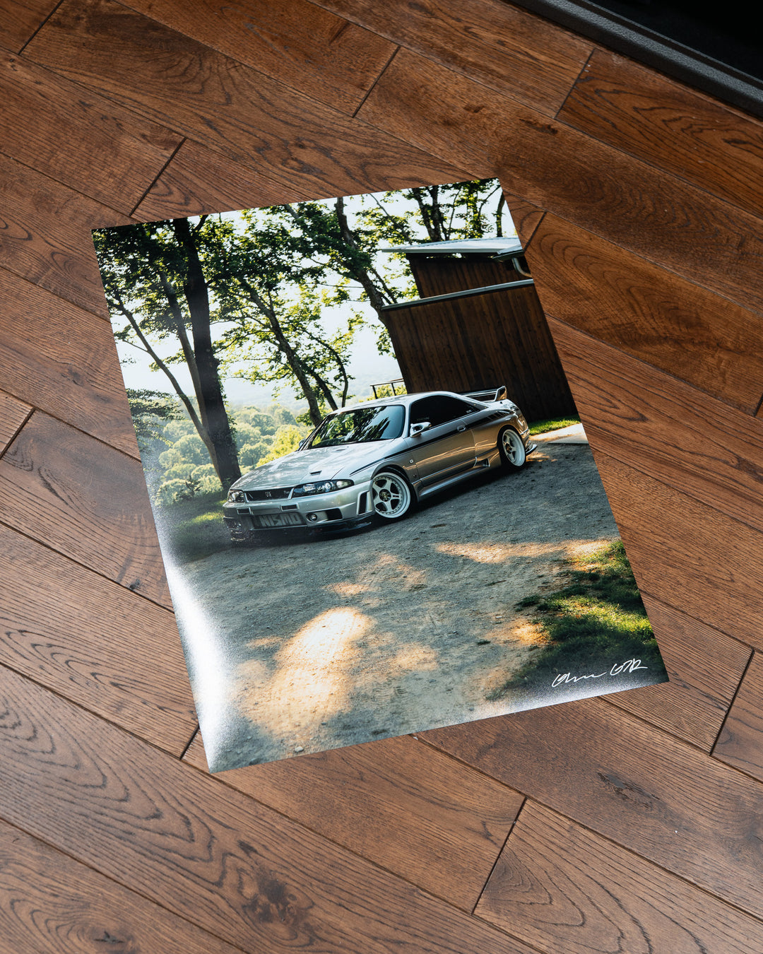 OHANA GTR R33 SIGNED PRINT - 18X24