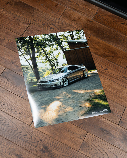 OHANA GTR R33 SIGNED PRINT - 18X24