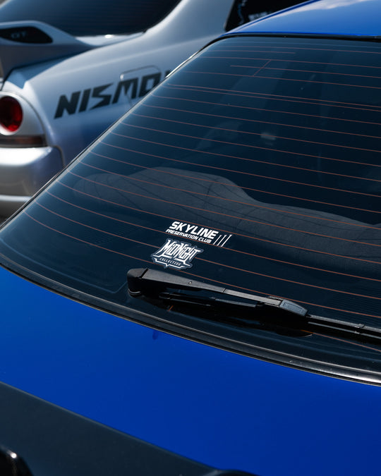 Iconaclub Window Sticker SKYLINE PRESERVATION CLUB WINDOW STICKER 5.5” – Skyline Preservation Club