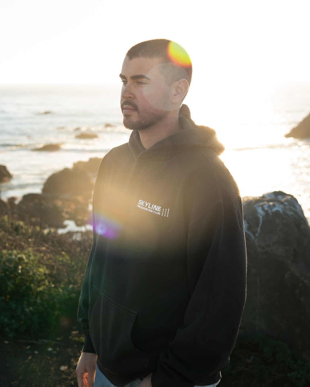 SPC PREMIUM EMBROIDERED CLUB HOODIE - FADED BLACK