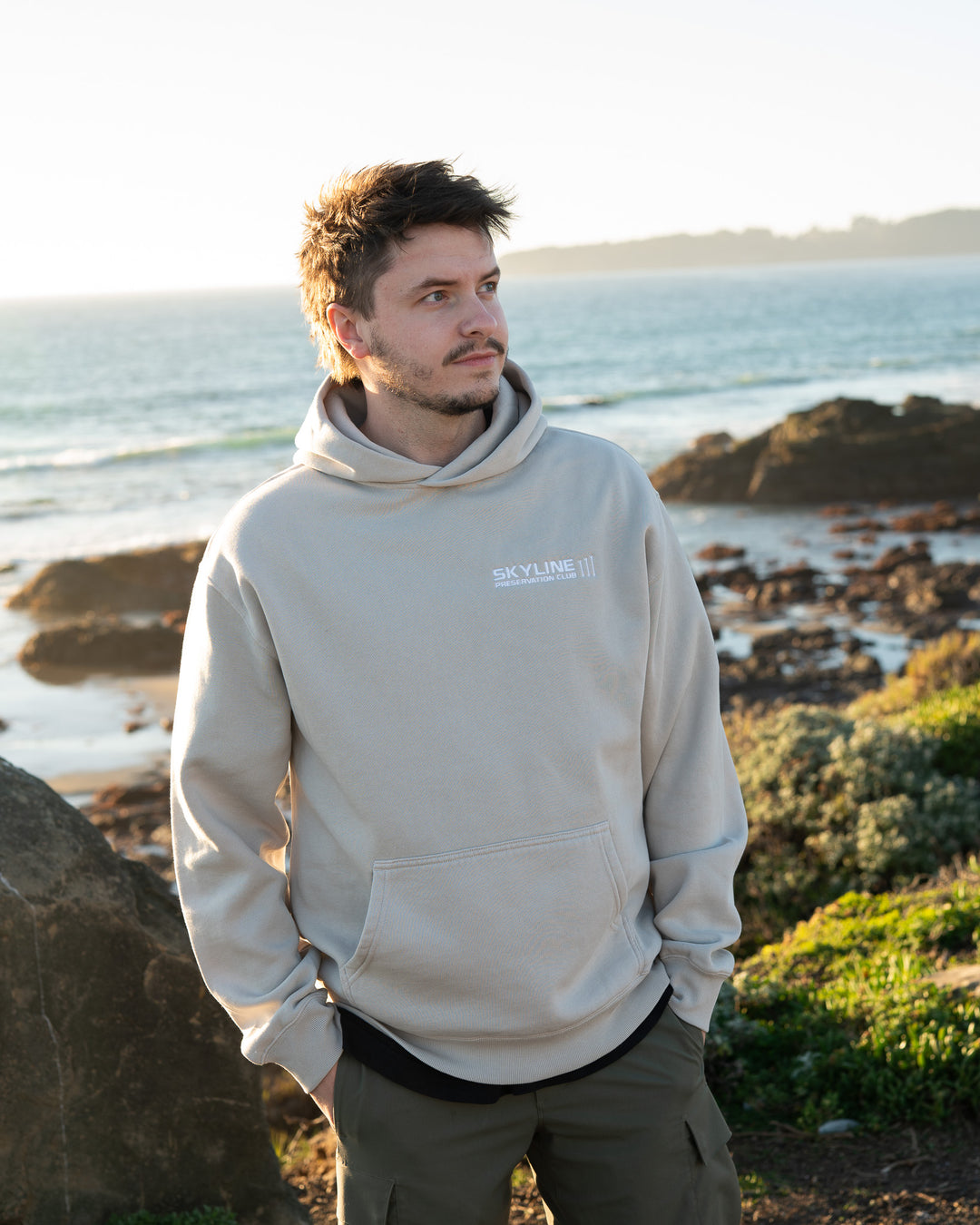 SPC PREMIUM EMBROIDERED CLUB HOODIE - FADED TATAMI