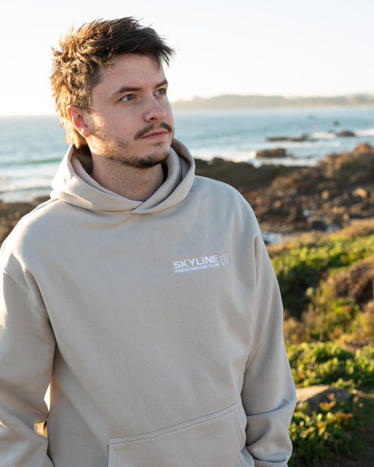 SPC PREMIUM EMBROIDERED CLUB HOODIE - FADED TATAMI