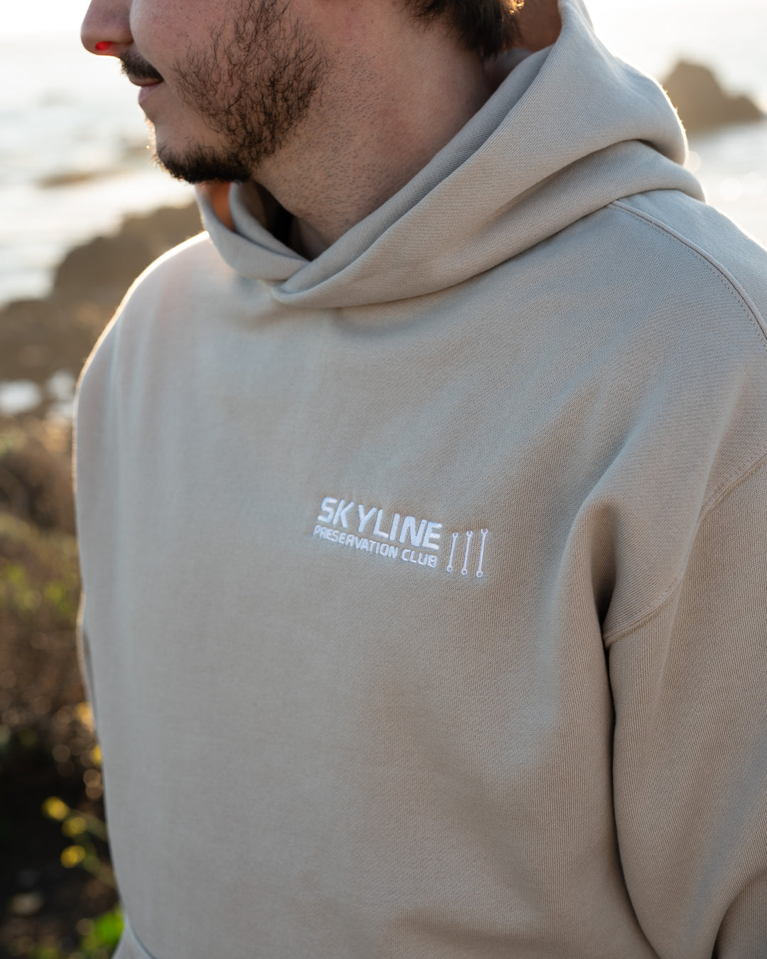 SPC PREMIUM EMBROIDERED CLUB HOODIE - FADED TATAMI